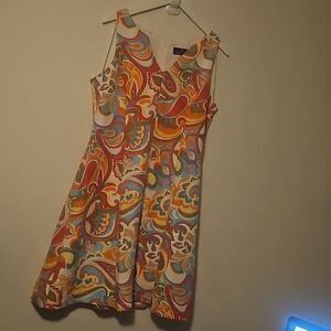 Ronni Nicole Paisley Floral Print Sleeveless Short Beach City Women's